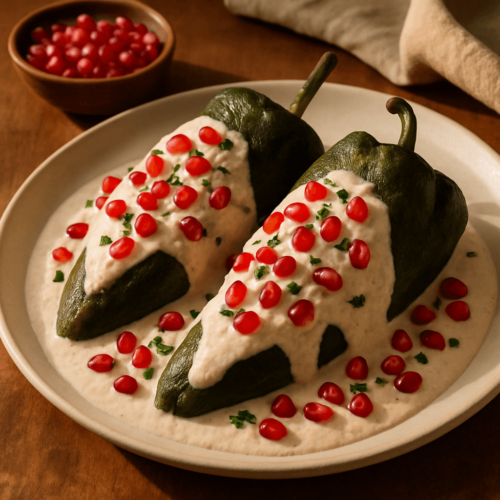 Traditional Chiles en Nogada