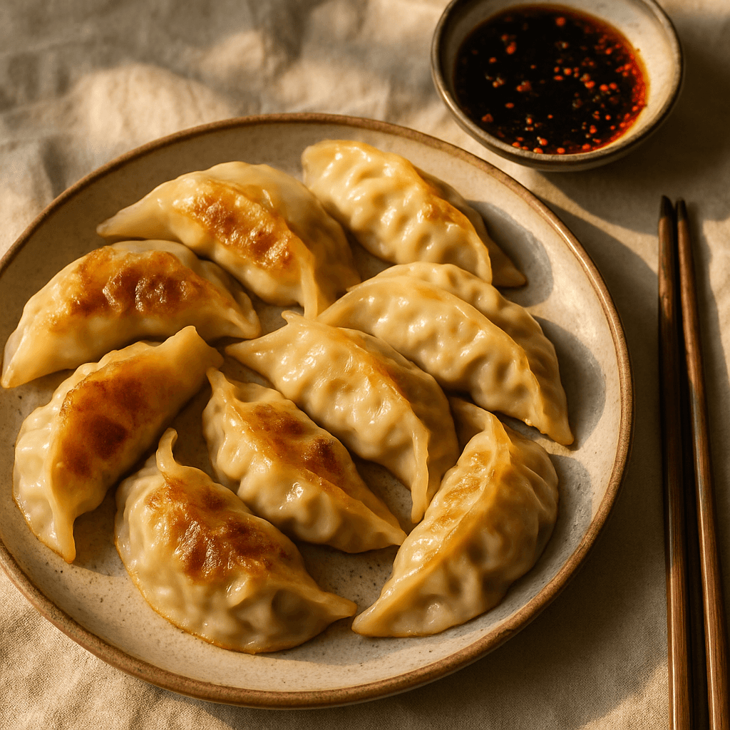Homemade Gyozas